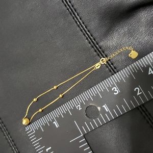 18k Saudi Solid Yellow Gold Bracelet